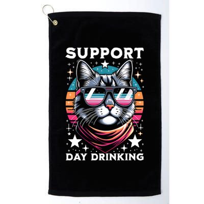 Support Day Ing Advocate Alcohol Enthusiast Cat Gift Golf Towel