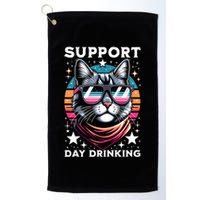 Support Day Ing Advocate Alcohol Enthusiast Cat Gift Golf Towel