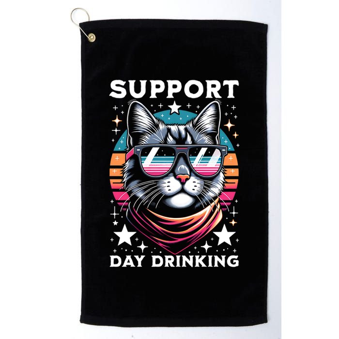 Support Day Ing Advocate Alcohol Enthusiast Cat Gift Golf Towel