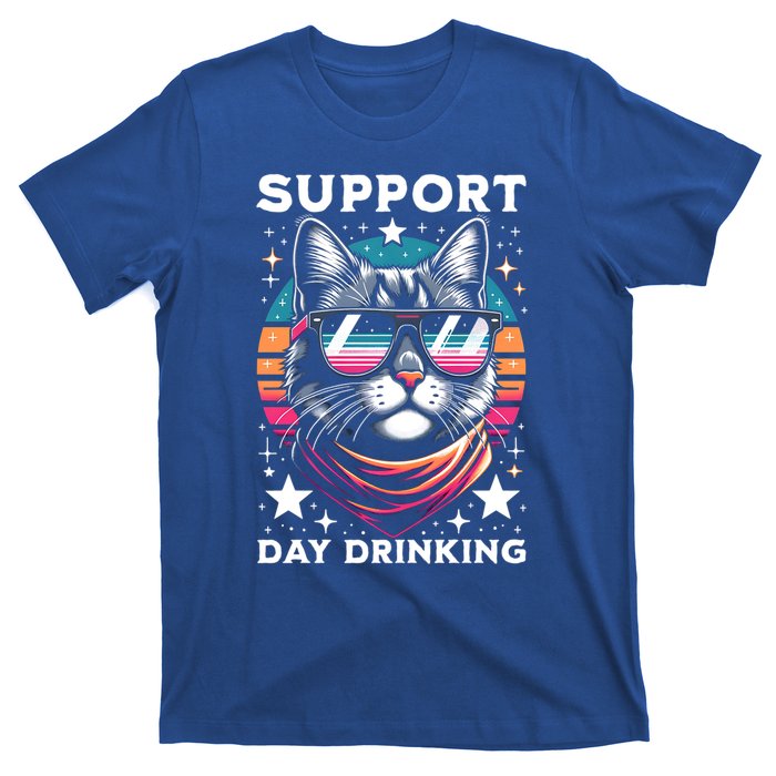 Support Day Ing Advocate Alcohol Enthusiast Cat Gift T-Shirt