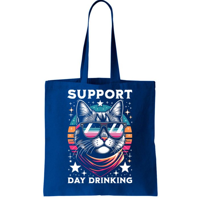 Support Day Ing Advocate Alcohol Enthusiast Cat Gift Tote Bag