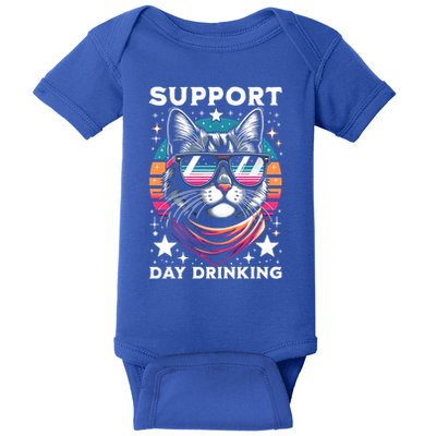 Support Day Ing Advocate Alcohol Enthusiast Cat Gift Baby Bodysuit