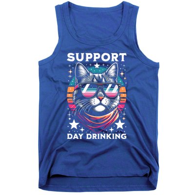 Support Day Ing Advocate Alcohol Enthusiast Cat Gift Tank Top