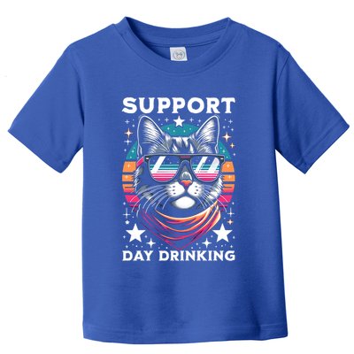 Support Day Ing Advocate Alcohol Enthusiast Cat Gift Toddler T-Shirt