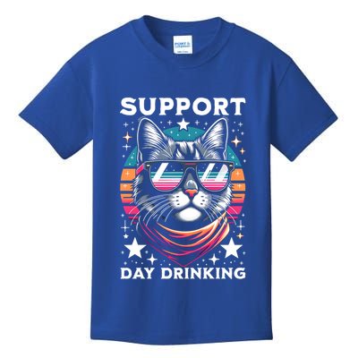 Support Day Ing Advocate Alcohol Enthusiast Cat Gift Kids T-Shirt
