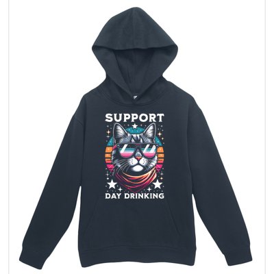 Support Day Ing Advocate Alcohol Enthusiast Cat Gift Urban Pullover Hoodie