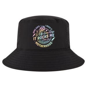 Some Days I Rock It Some Days It Rocks Me Tie Dye Skull Mom Gift Cool Comfort Performance Bucket Hat