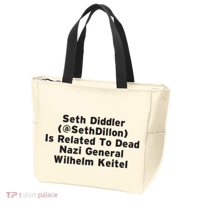 Seth Diddler Is Related To Dead Nazi General Wilhelm Keitel Zip Tote Bag