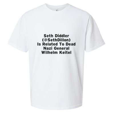 Seth Diddler Is Related To Dead Nazi General Wilhelm Keitel Sueded Cloud Jersey T-Shirt
