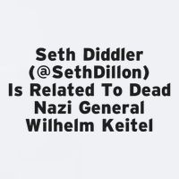 Seth Diddler Is Related To Dead Nazi General Wilhelm Keitel Sueded Cloud Jersey T-Shirt