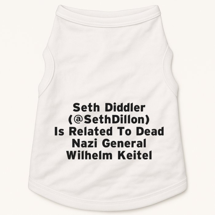 Seth Diddler Is Related To Dead Nazi General Wilhelm Keitel Doggie Tank
