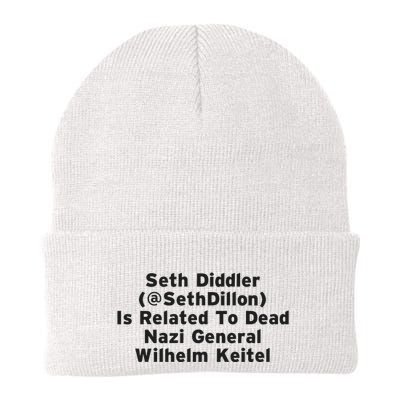 Seth Diddler Is Related To Dead Nazi General Wilhelm Keitel Beanie