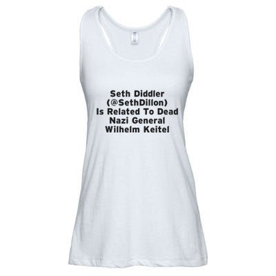 Seth Diddler Is Related To Dead Nazi General Wilhelm Keitel Ladies Essential Flowy Tank