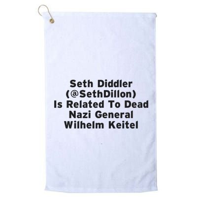 Seth Diddler Is Related To Dead Nazi General Wilhelm Keitel Golf Towel