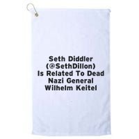 Seth Diddler Is Related To Dead Nazi General Wilhelm Keitel Golf Towel