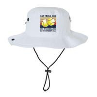 Softball Dad Just Like A Baseball Dad But With Bigger Balls Bucket Hat