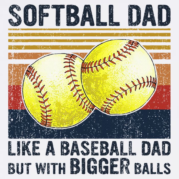 Softball Dad Just Like A Baseball Dad But With Bigger Balls Wool Snapback Cap