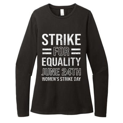 Strike Day June 24th Wear Red Equal Rights Feminist Womens CVC Long Sleeve Shirt