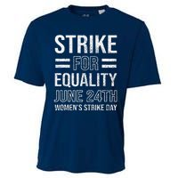 Strike Day June 24th Wear Red Equal Rights Feminist Cooling Performance Crew T-Shirt