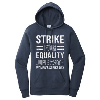 Strike Day June 24th Wear Red Equal Rights Feminist Women's Pullover Hoodie