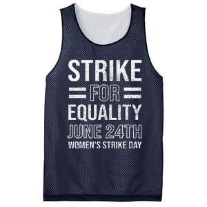 Strike Day June 24th Wear Red Equal Rights Feminist Mesh Reversible Basketball Jersey Tank