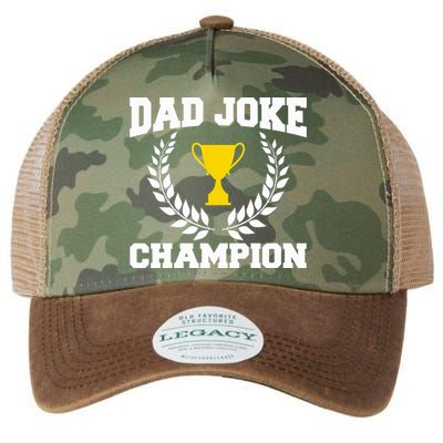 Sarcastic Dad Joke Champion Of Dad Jokes Dad Joke Champion Funny Gift Legacy Tie Dye Trucker Hat