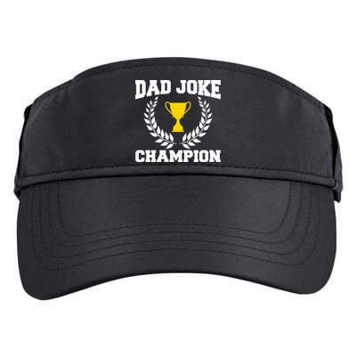 Sarcastic Dad Joke Champion Of Dad Jokes Dad Joke Champion Funny Gift Adult Drive Performance Visor