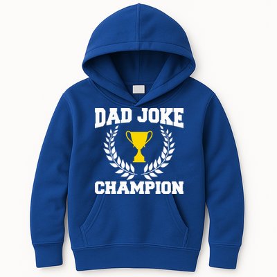 Sarcastic Dad Joke Champion Of Dad Jokes Dad Joke Champion Funny Gift Kids Hoodie
