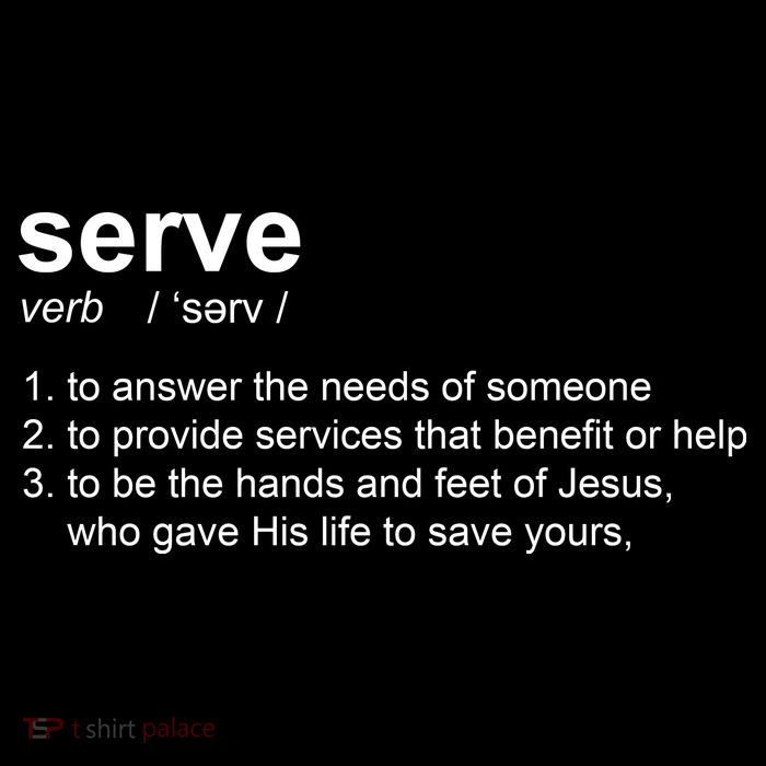 Serve Definition Jesus Christian Faith Button