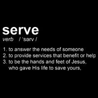 Serve Definition Jesus Christian Faith Bucket Hat