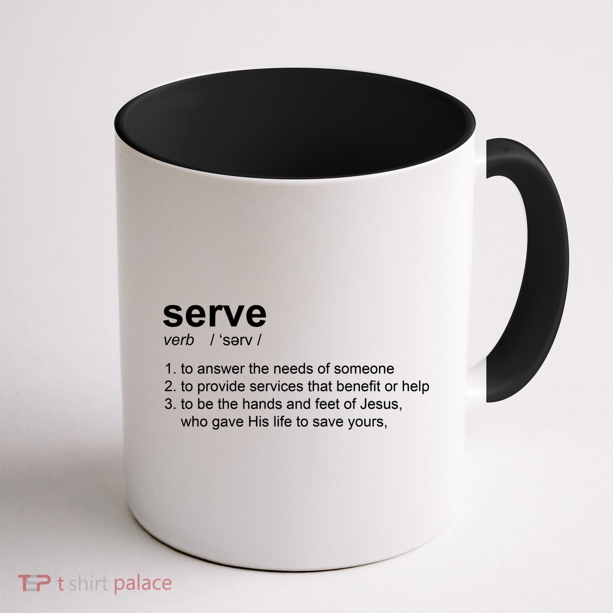Serve Definition Jesus Christian Faith Mug