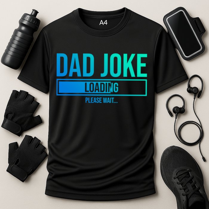 Superhero Dad Joke Loading Please Wait Papa Gift Cooling Performance Crew T-Shirt