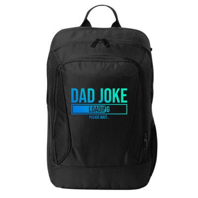 Superhero Dad Joke Loading Please Wait Papa Gift City Backpack