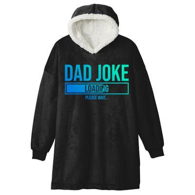 Superhero Dad Joke Loading Please Wait Papa Gift Hooded Wearable Blanket