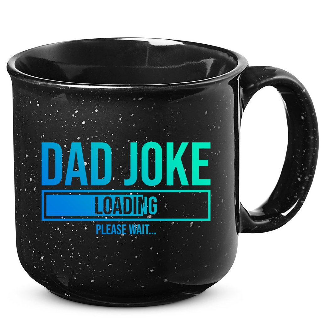 Superhero Dad Joke Loading Please Wait Papa Gift 15oz Campfire Ceramic Mug