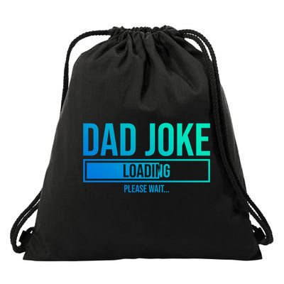 Superhero Dad Joke Loading Please Wait Papa Gift Drawstring Bag