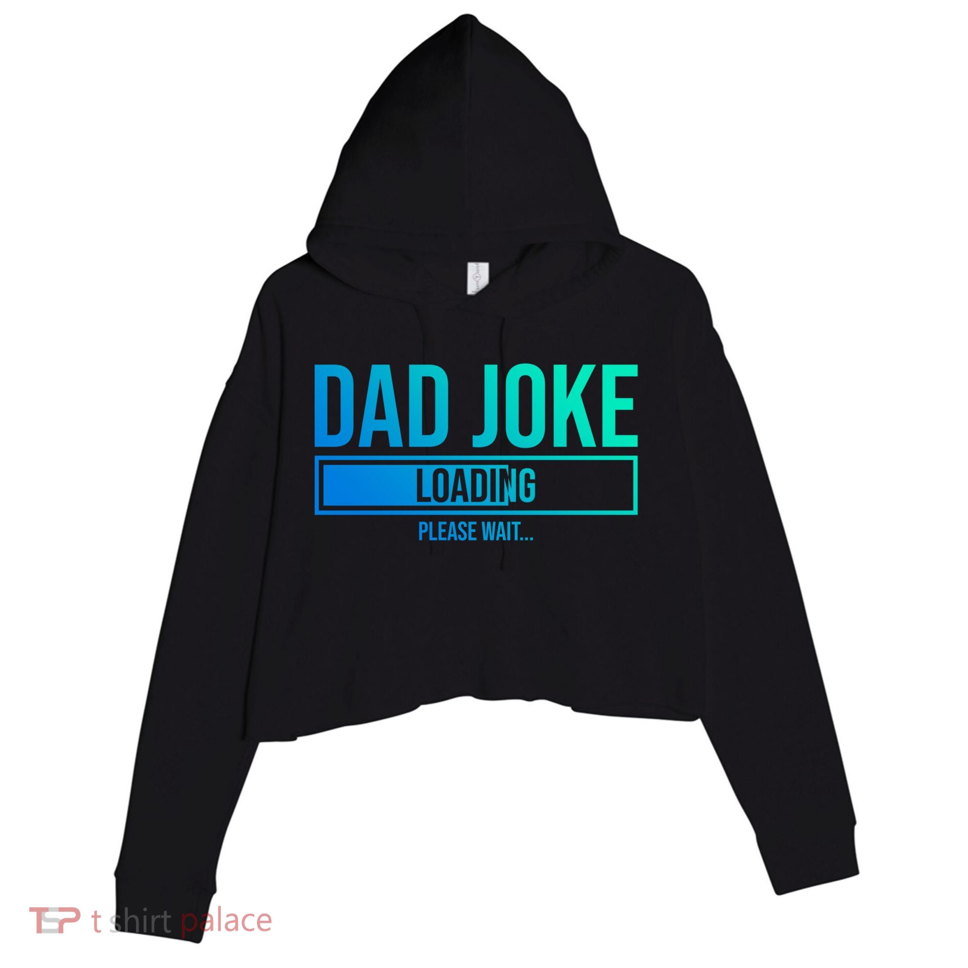 Superhero Dad Joke Loading Please Wait Papa Gift Crop Fleece Hoodie