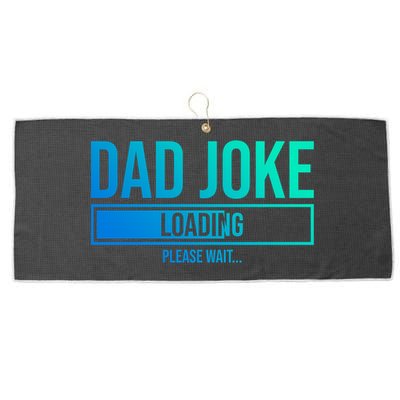 Superhero Dad Joke Loading Please Wait Papa Gift Large Microfiber Waffle Golf Towel