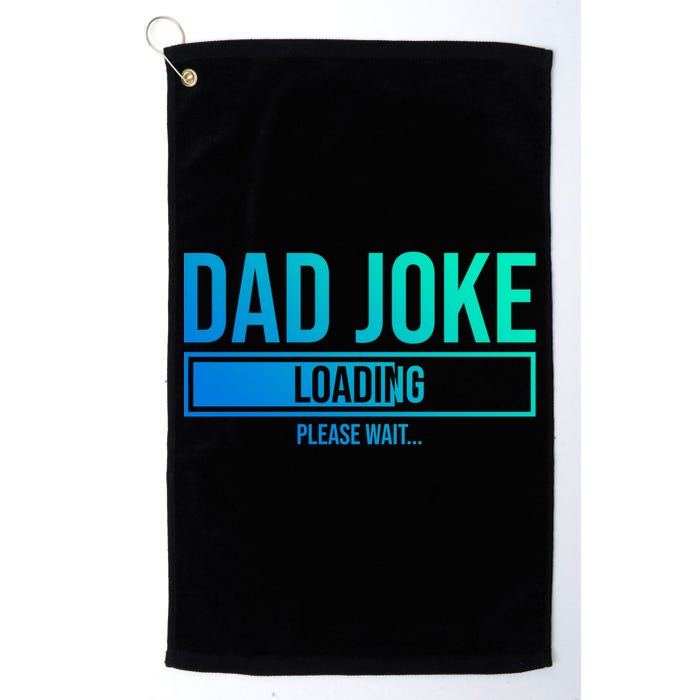 Superhero Dad Joke Loading Please Wait Papa Gift Golf Towel