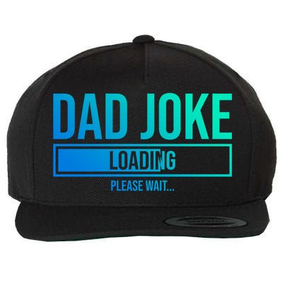 Superhero Dad Joke Loading Please Wait Papa Gift Wool Snapback Cap