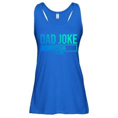Superhero Dad Joke Loading Please Wait Papa Gift Ladies Essential Flowy Tank