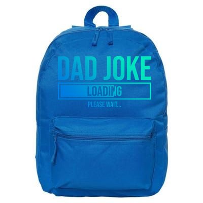 Superhero Dad Joke Loading Please Wait Papa Gift 16 in Basic Backpack