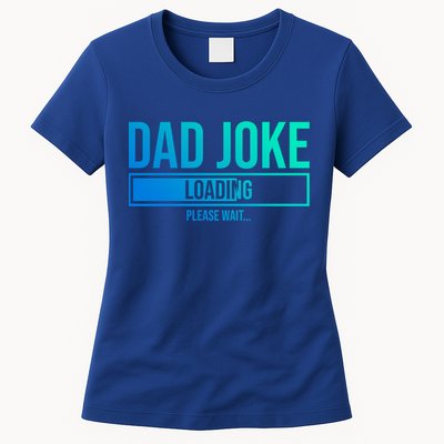 Superhero Dad Joke Loading Please Wait Papa Gift Womens T-Shirt