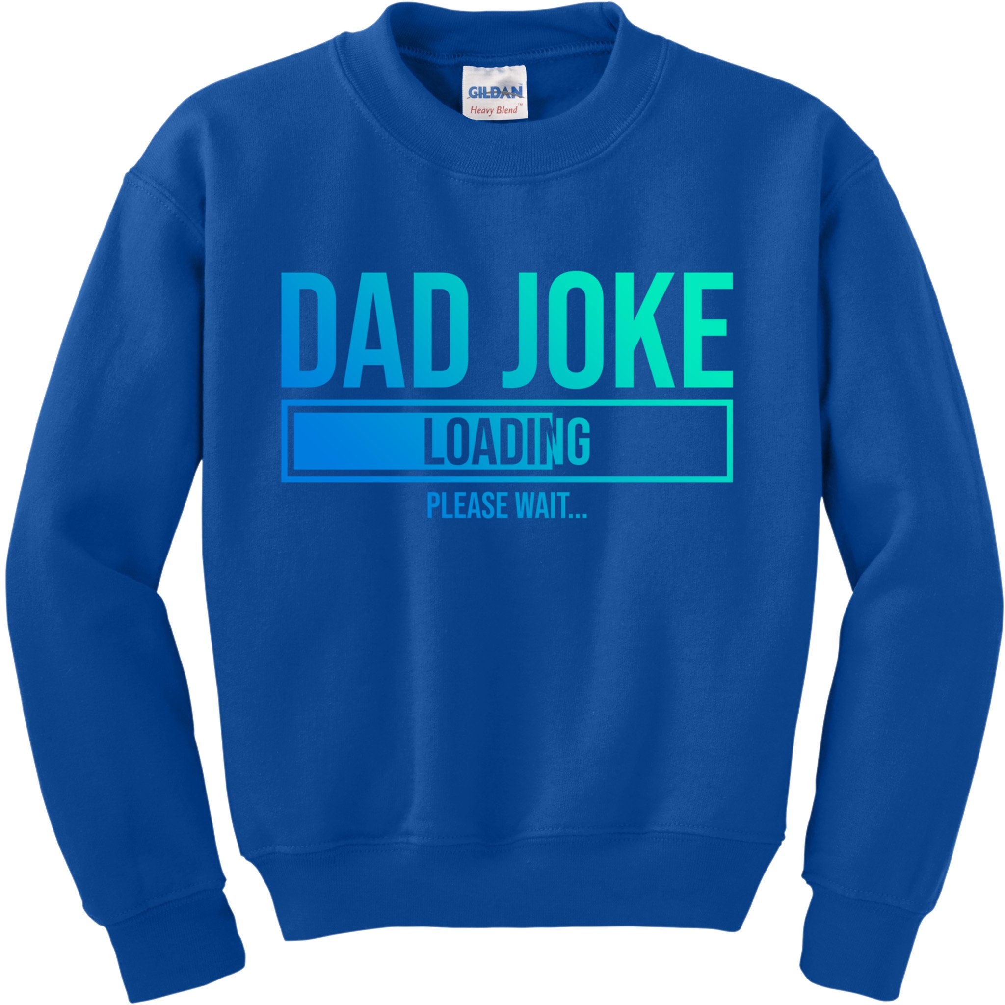 Superhero Dad Joke Loading Please Wait Papa Gift Kids Sweatshirt