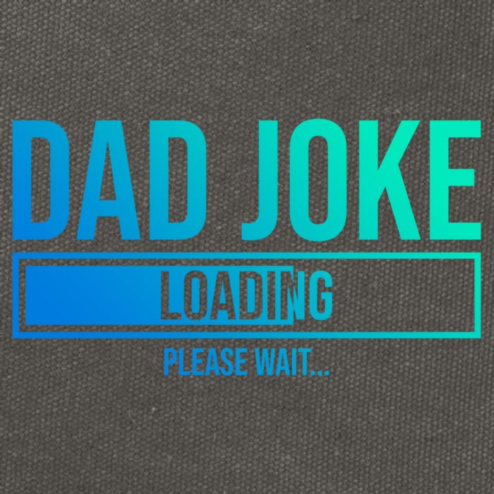 Superhero Dad Joke Loading Please Wait Papa Gift Cotton Canvas Backpack
