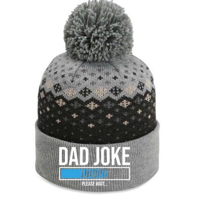 Superhero Dad Joke Loading Please Wait Papa Gift The Baniff Cuffed Pom Beanie