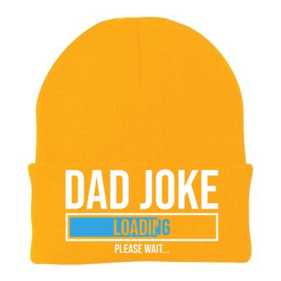 Superhero Dad Joke Loading Please Wait Papa Gift Knit Cap Winter Beanie