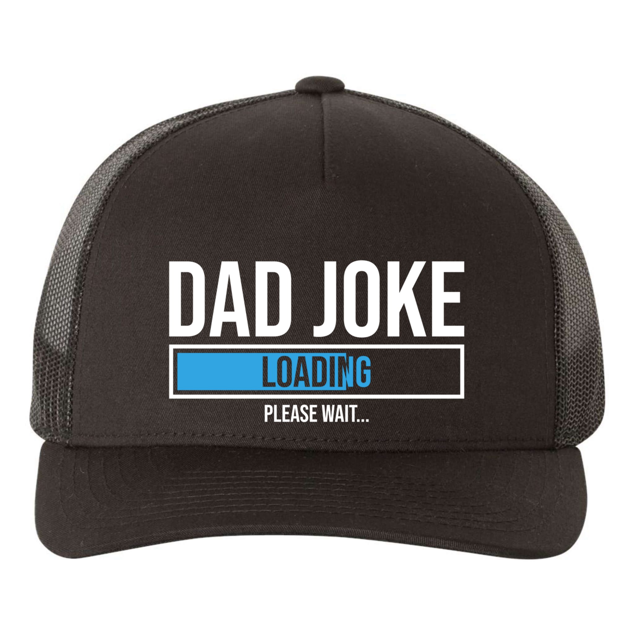 Superhero Dad Joke Loading Please Wait Papa Gift Yupoong Adult 5-Panel Trucker Hat
