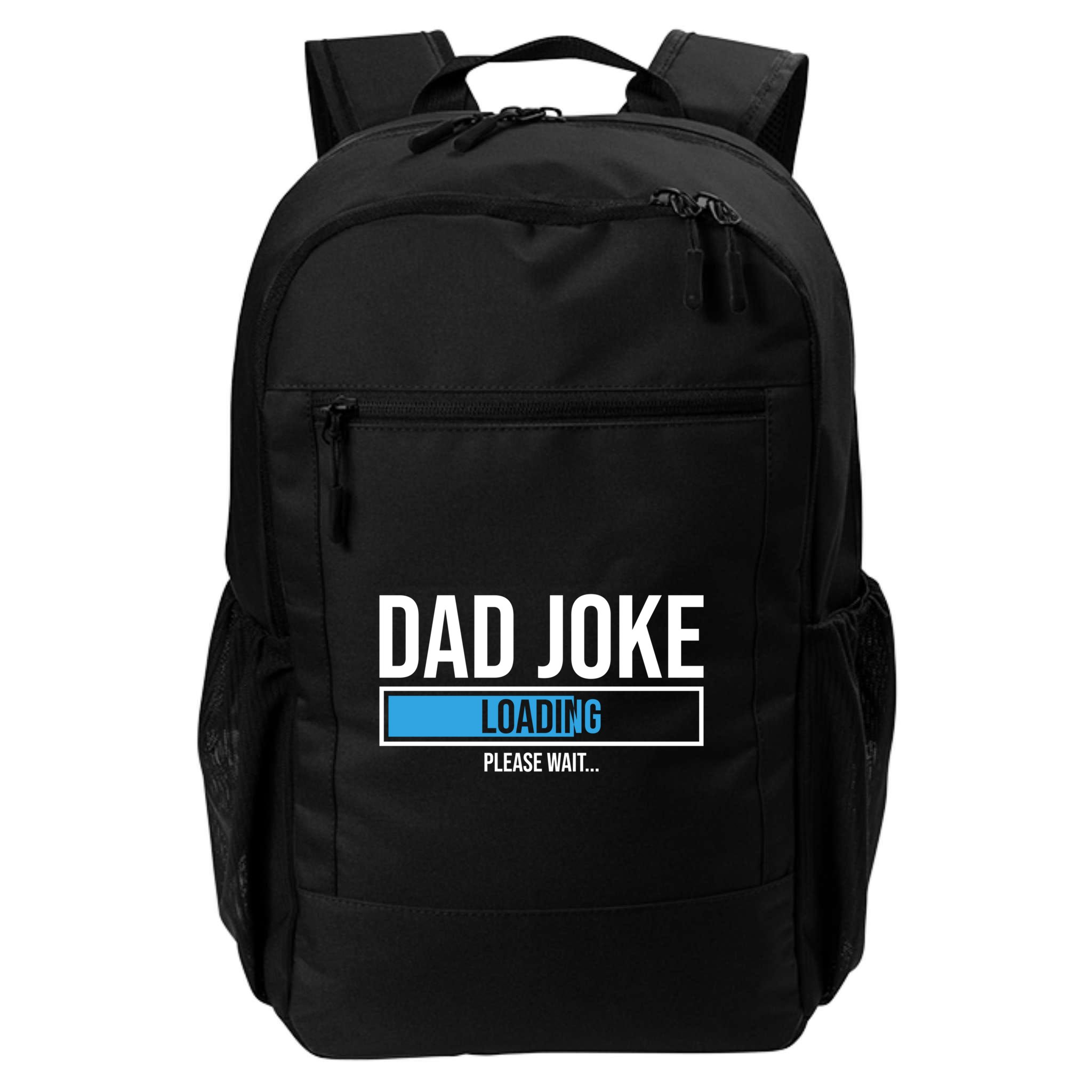 Superhero Dad Joke Loading Please Wait Papa Gift Backpack