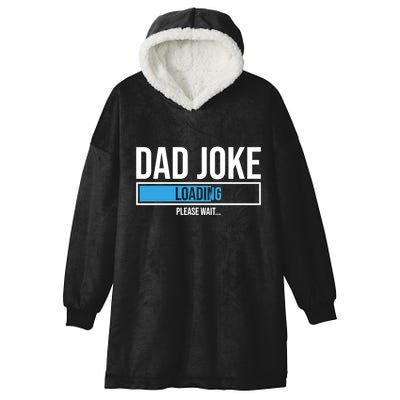 Superhero Dad Joke Loading Please Wait Papa Gift Hooded Wearable Blanket